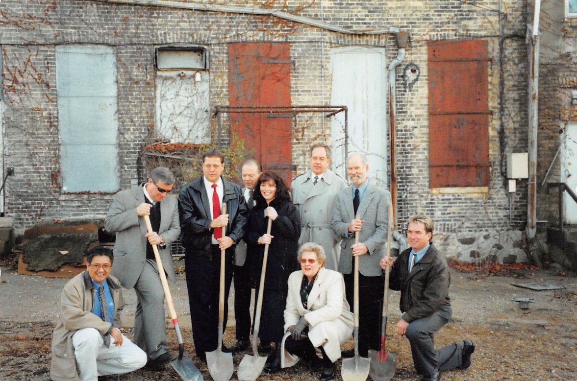 Jefferson Branch groundbreaking event in 2003.