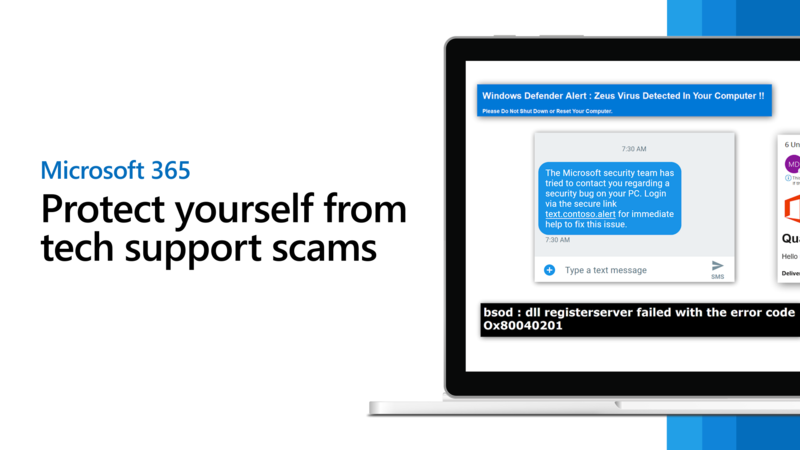 Protect yourself from tech support scams.